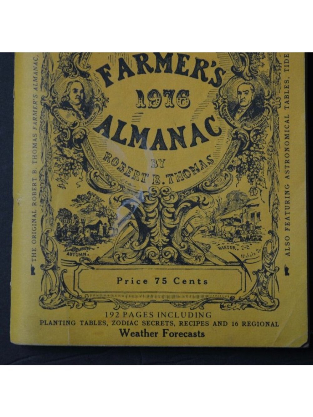 1976 Bicentennial Issue Old Farmer's Almanac Robert B. Thomas Vintage - Picture 3 of 5